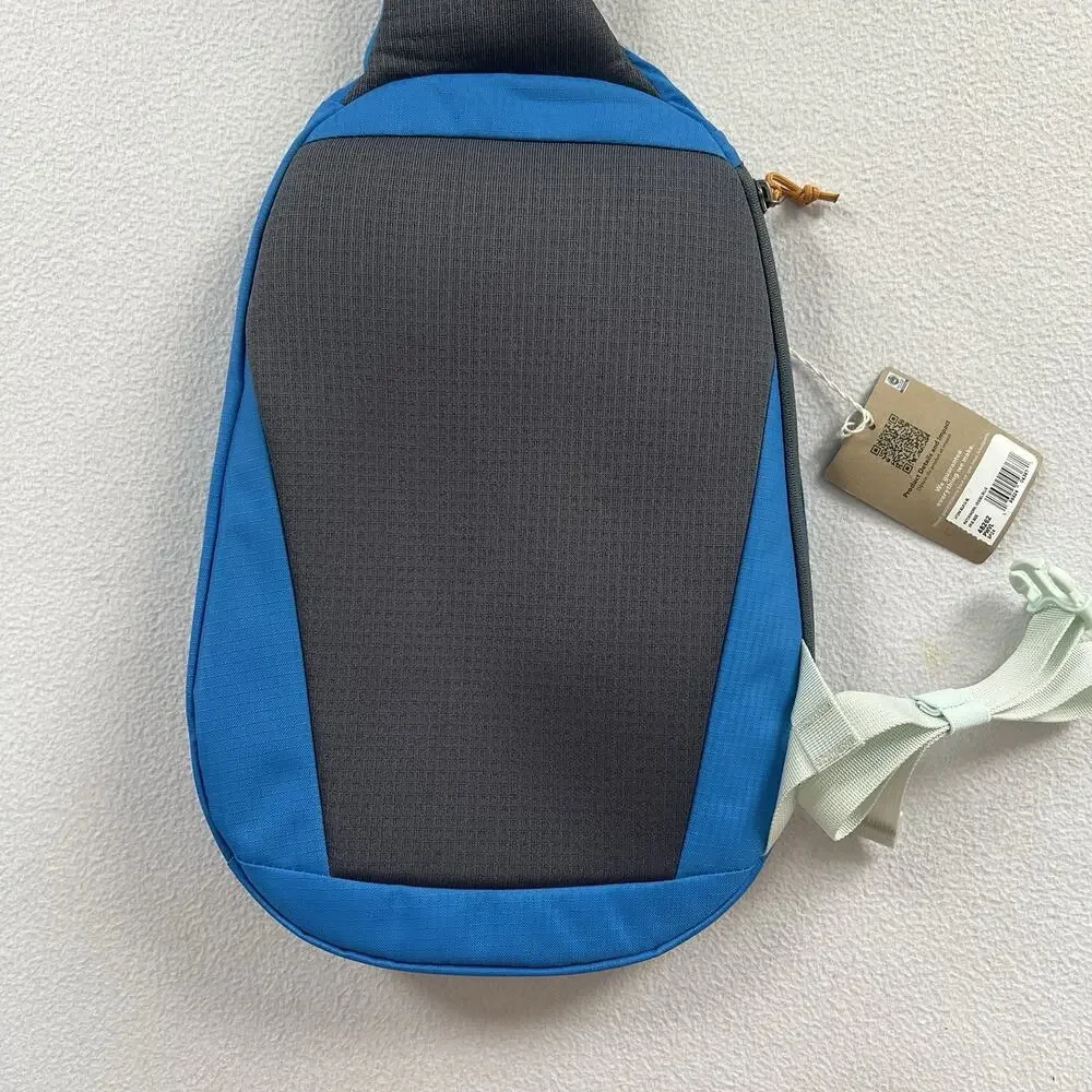 NWT Patagonia PWVL Patchwork Vessel Blue Gold Atom Sling 8L Backpack Bag 48262
